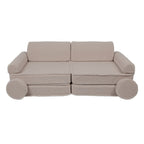 Large Modular Sofa for Kids - Premium Bearly, Light Grey