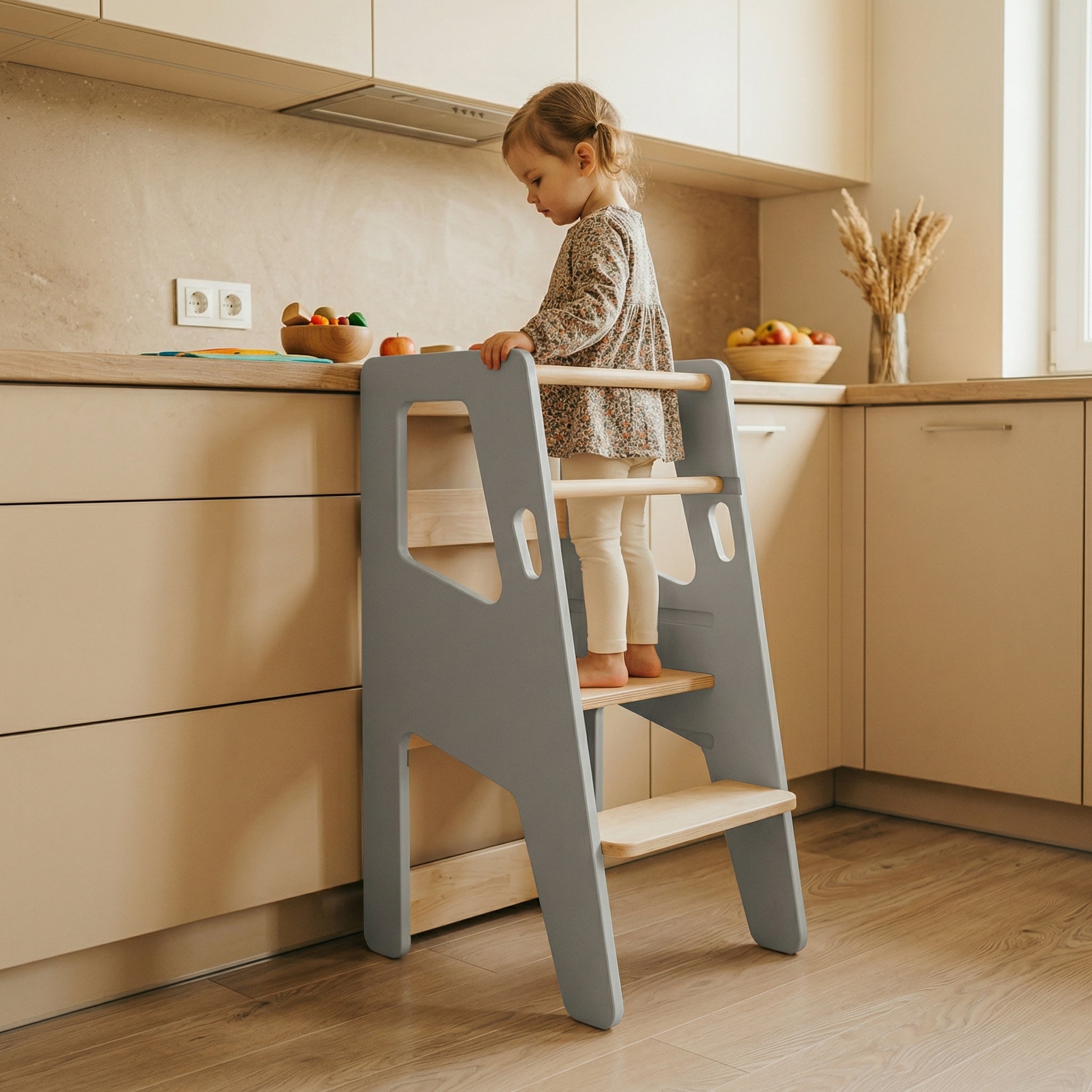 Ergonomiškas Montessori bokštelis