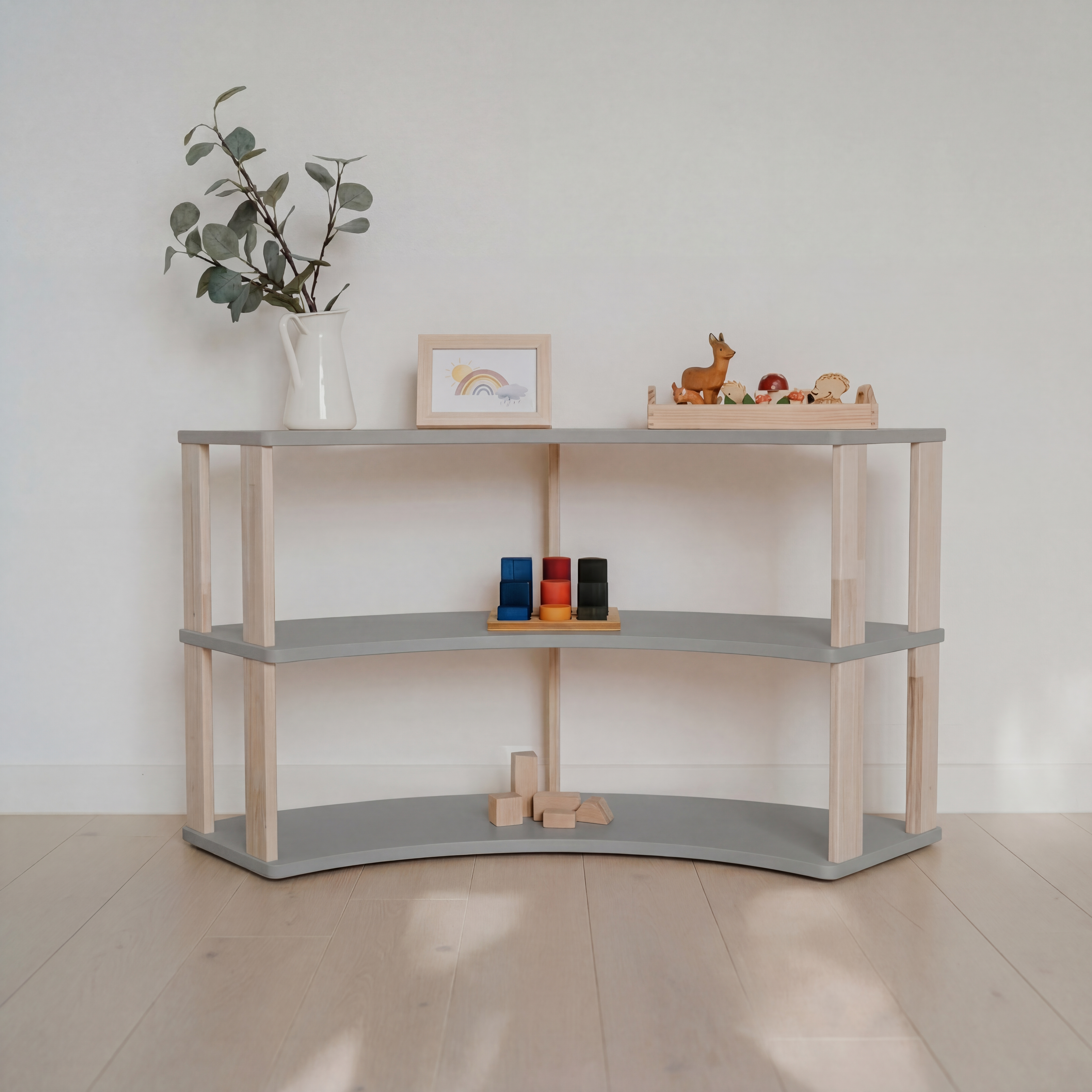 Montessori lentyna ARKA (3 lentynų)