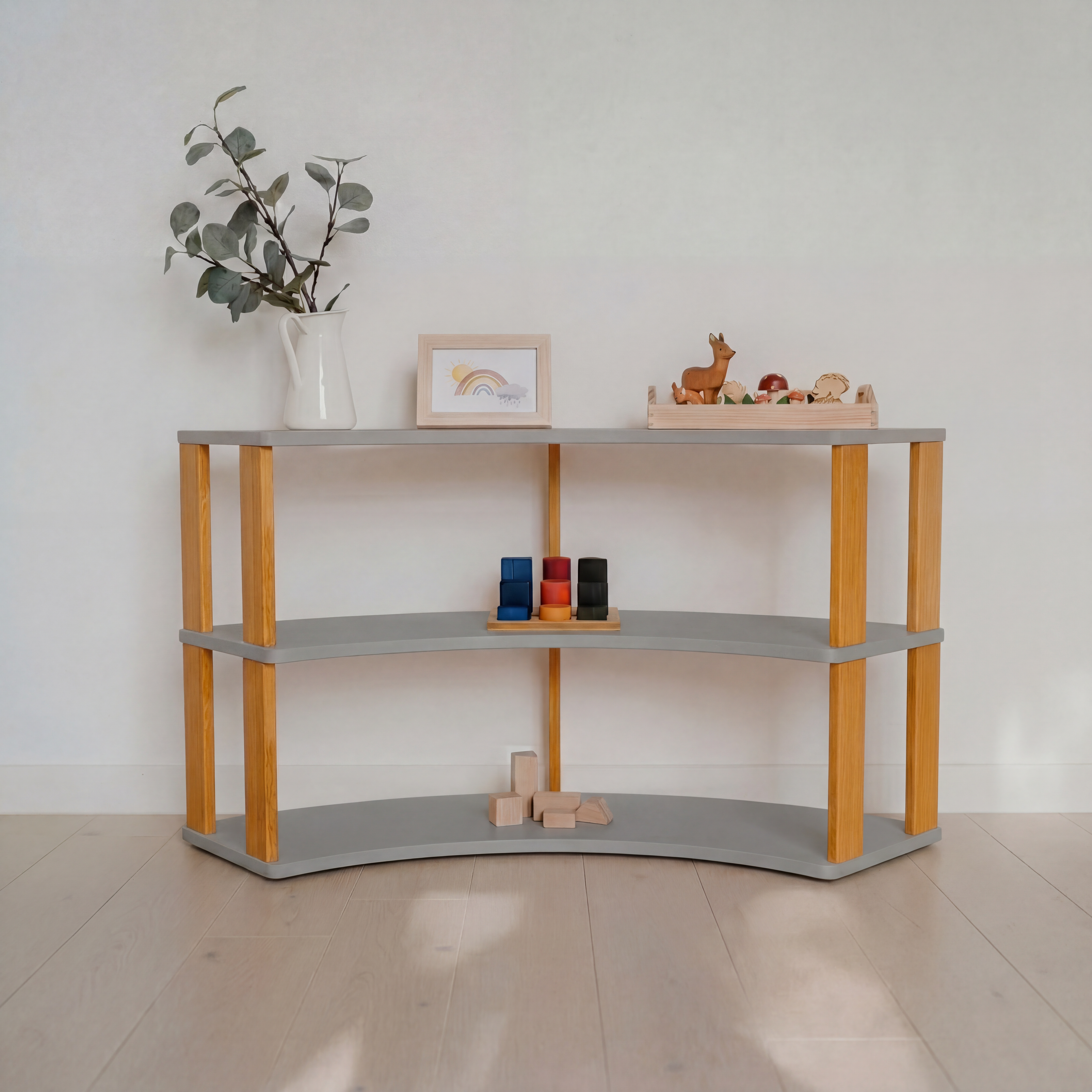 Montessori lentyna ARKA (3 lentynų)