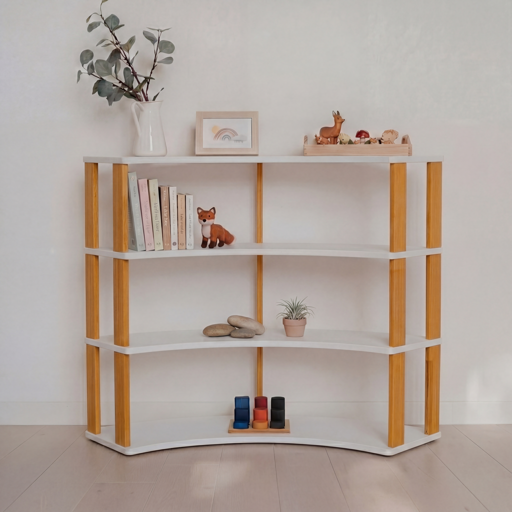 Montessori lentyna ARKA (4 lentynų)