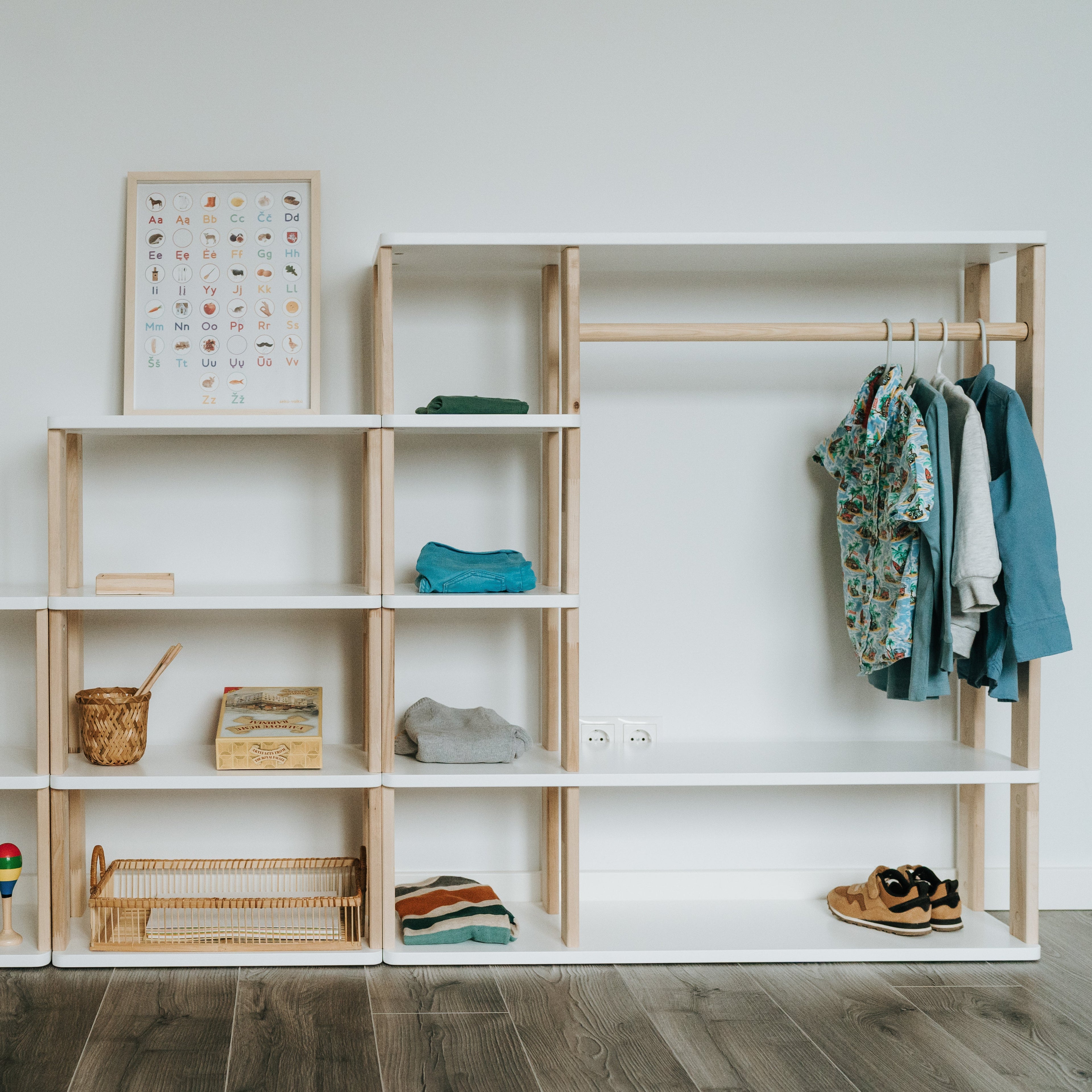 Modulinė Montessori drabužinė