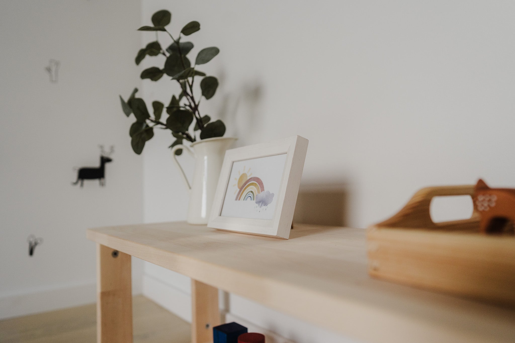 Montessori lentyna TIESI (2 lentynų)