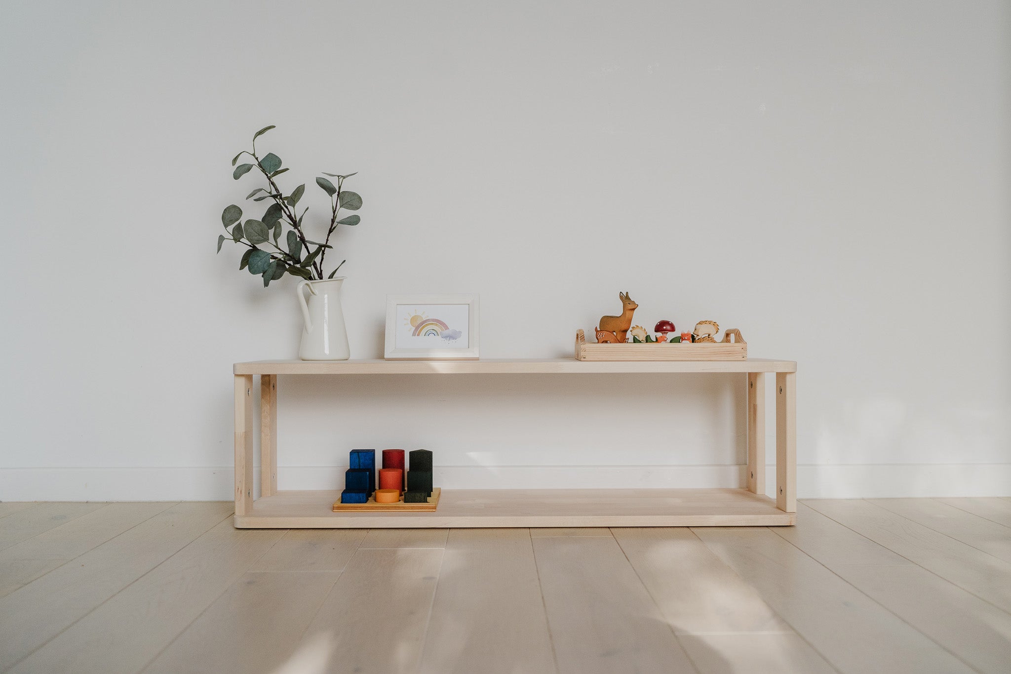 Montessori lentyna TIESI (2 lentynų)
