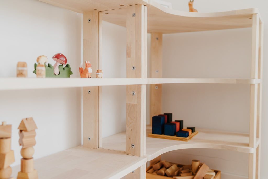 Montessori lentyna TIESI (2 lentynų)