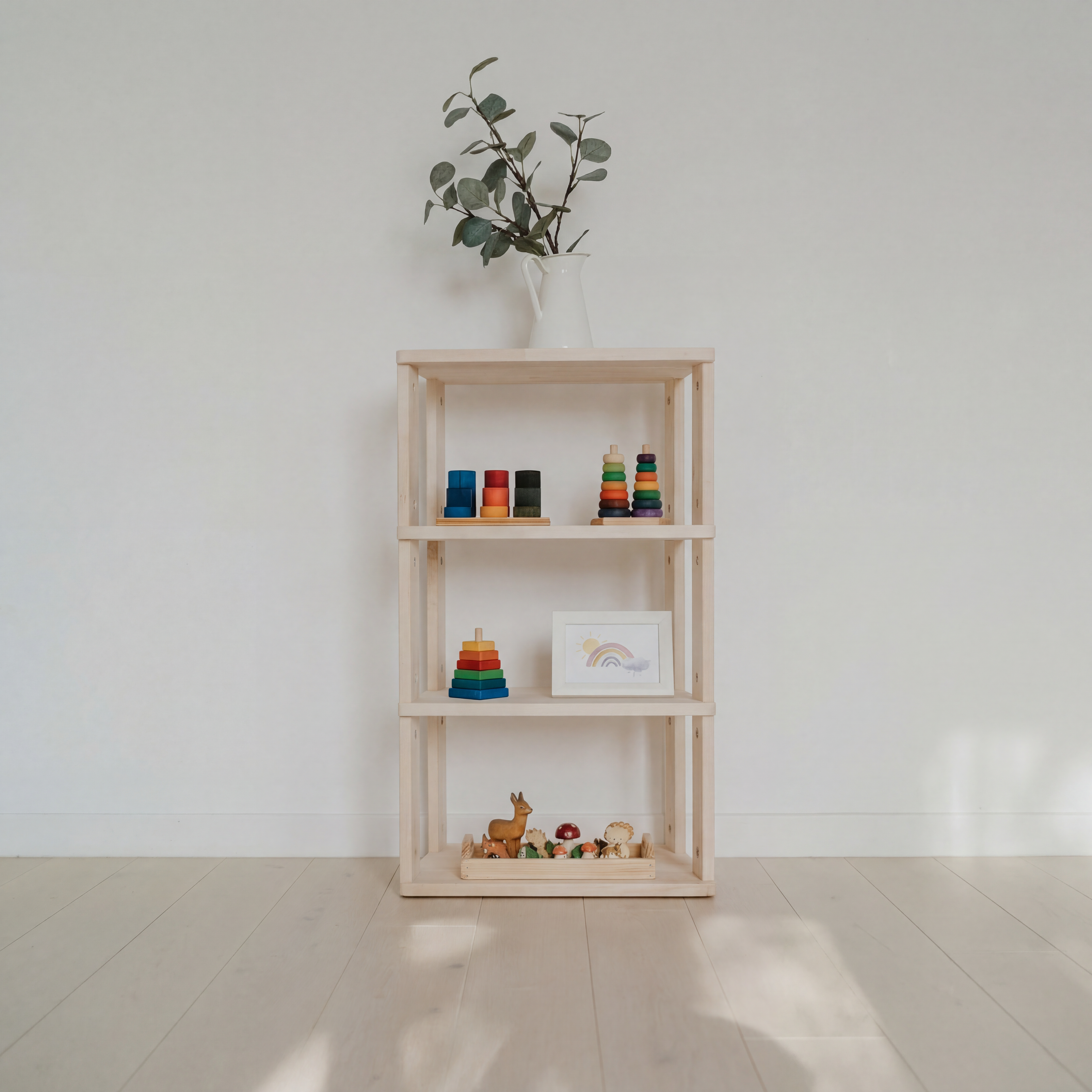 Montessori lentyna MINI (4 lentynų)