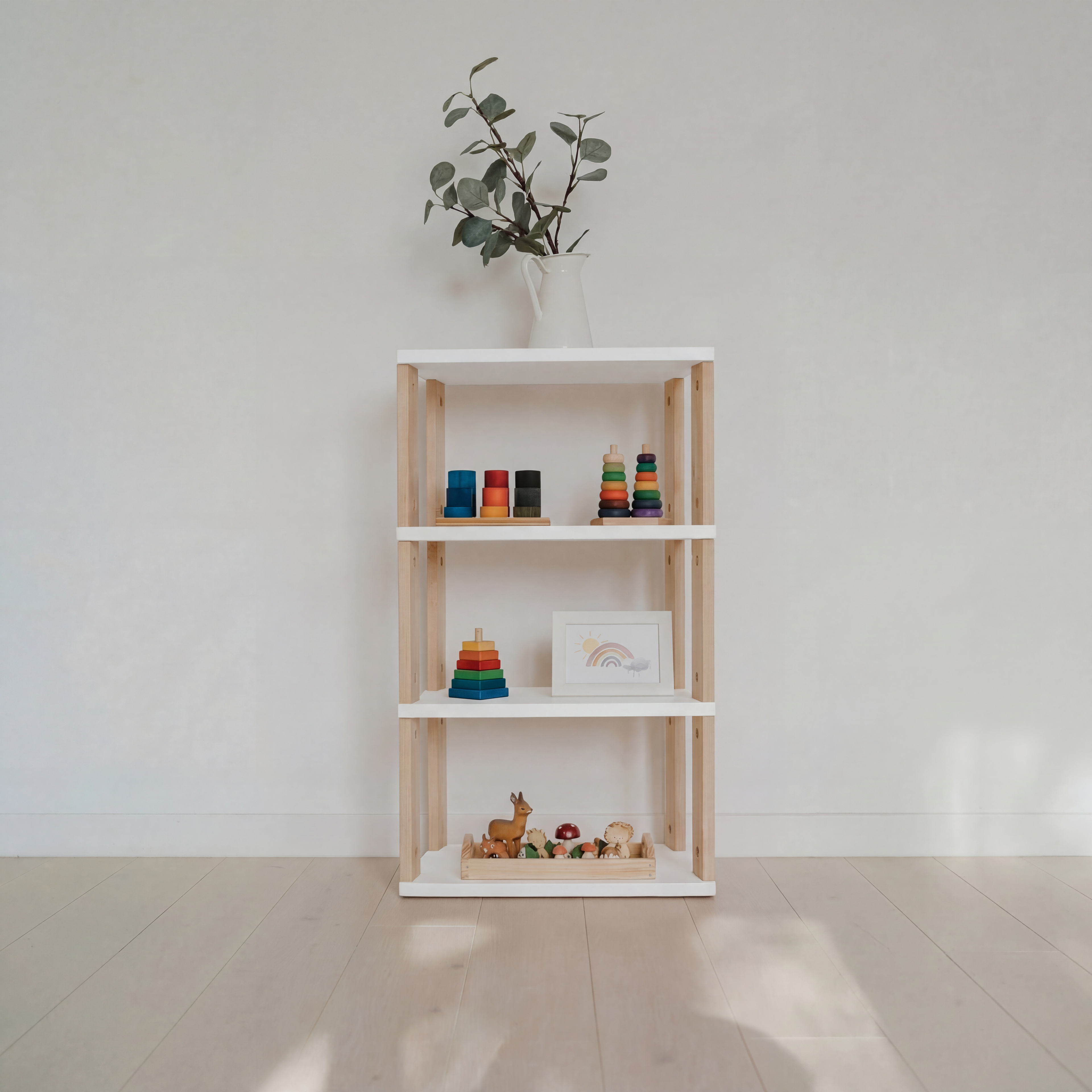 Montessori lentyna MINI (4 lentynų)