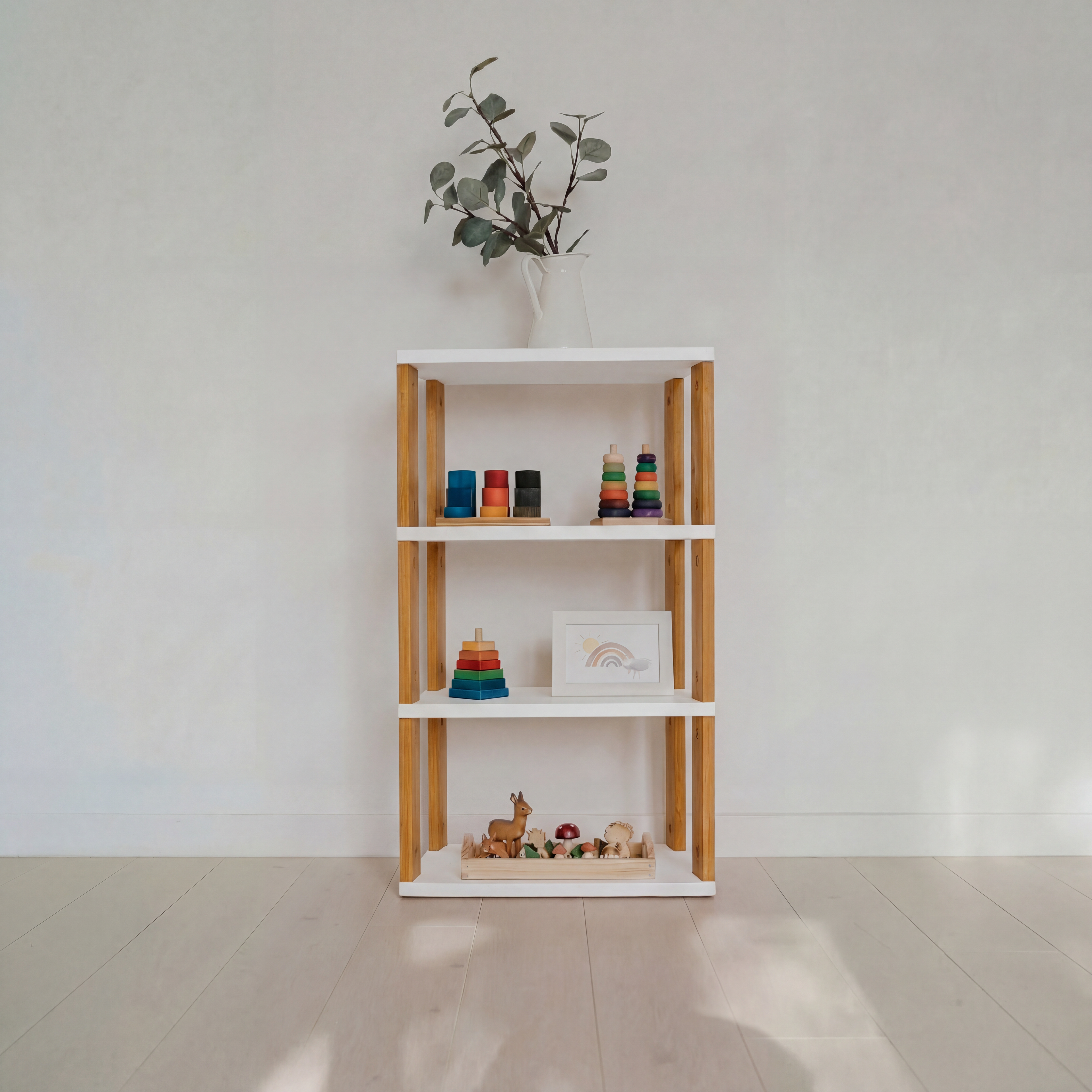 Montessori lentyna MINI (4 lentynų)