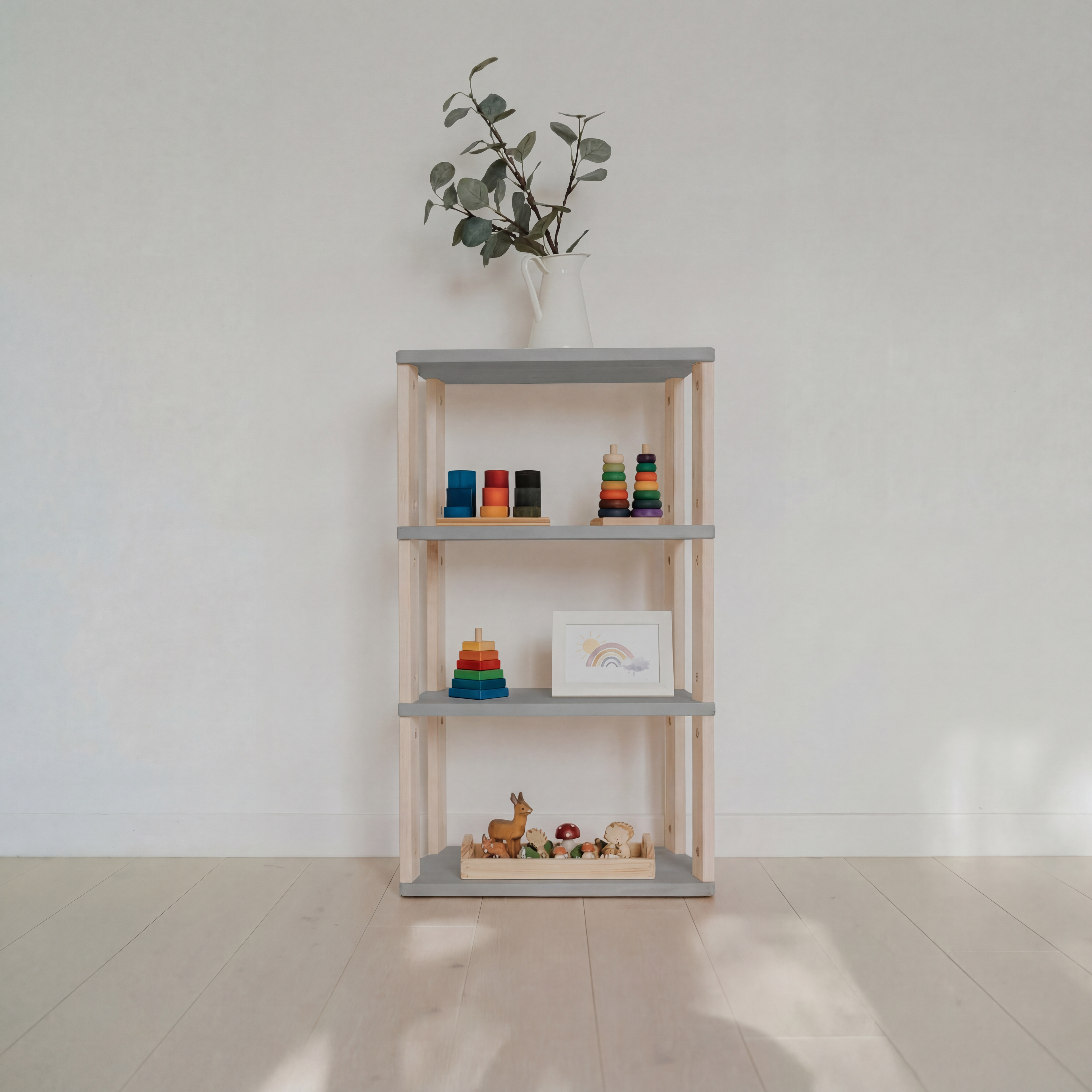 Montessori lentyna MINI (4 lentynų)