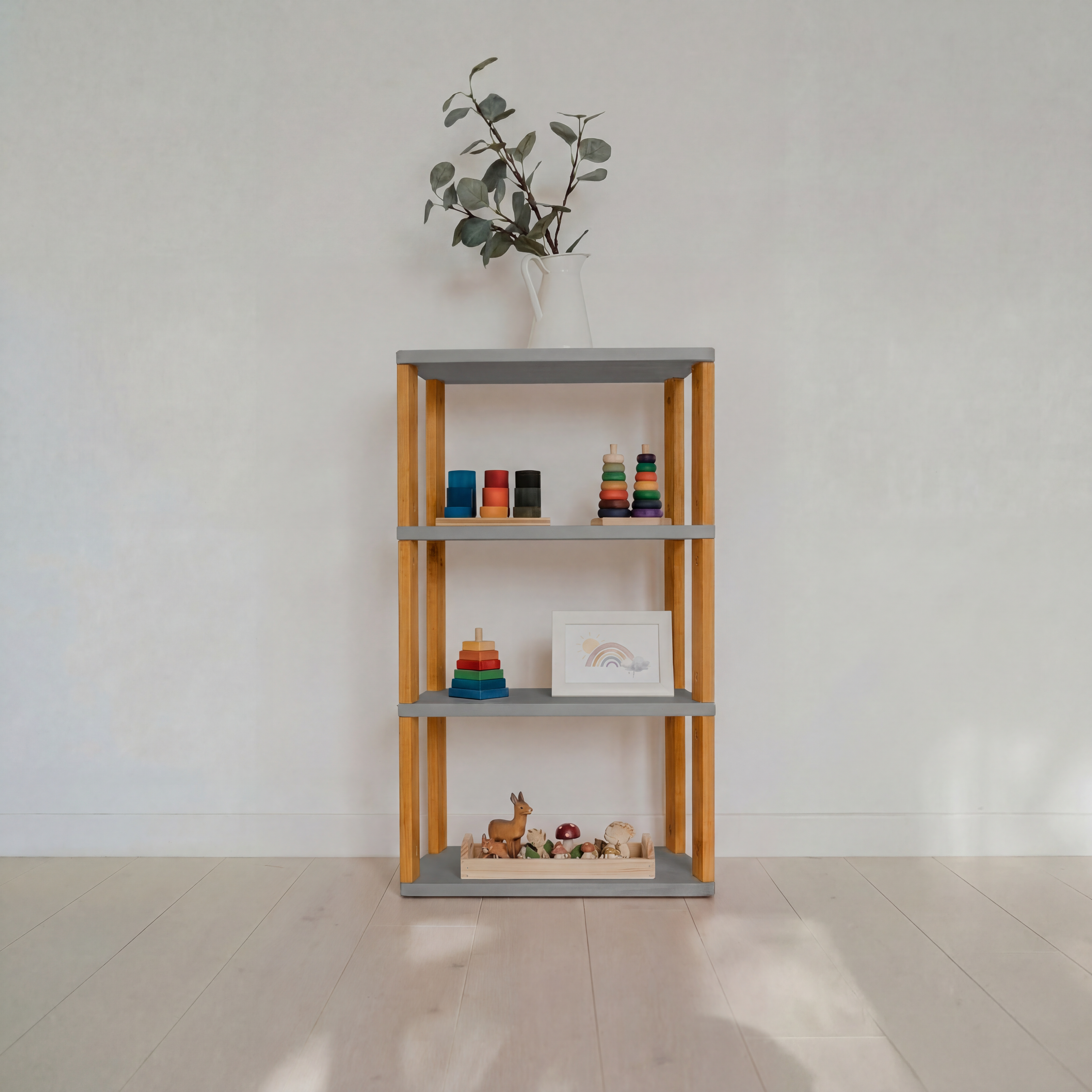 Montessori lentyna MINI (4 lentynų)