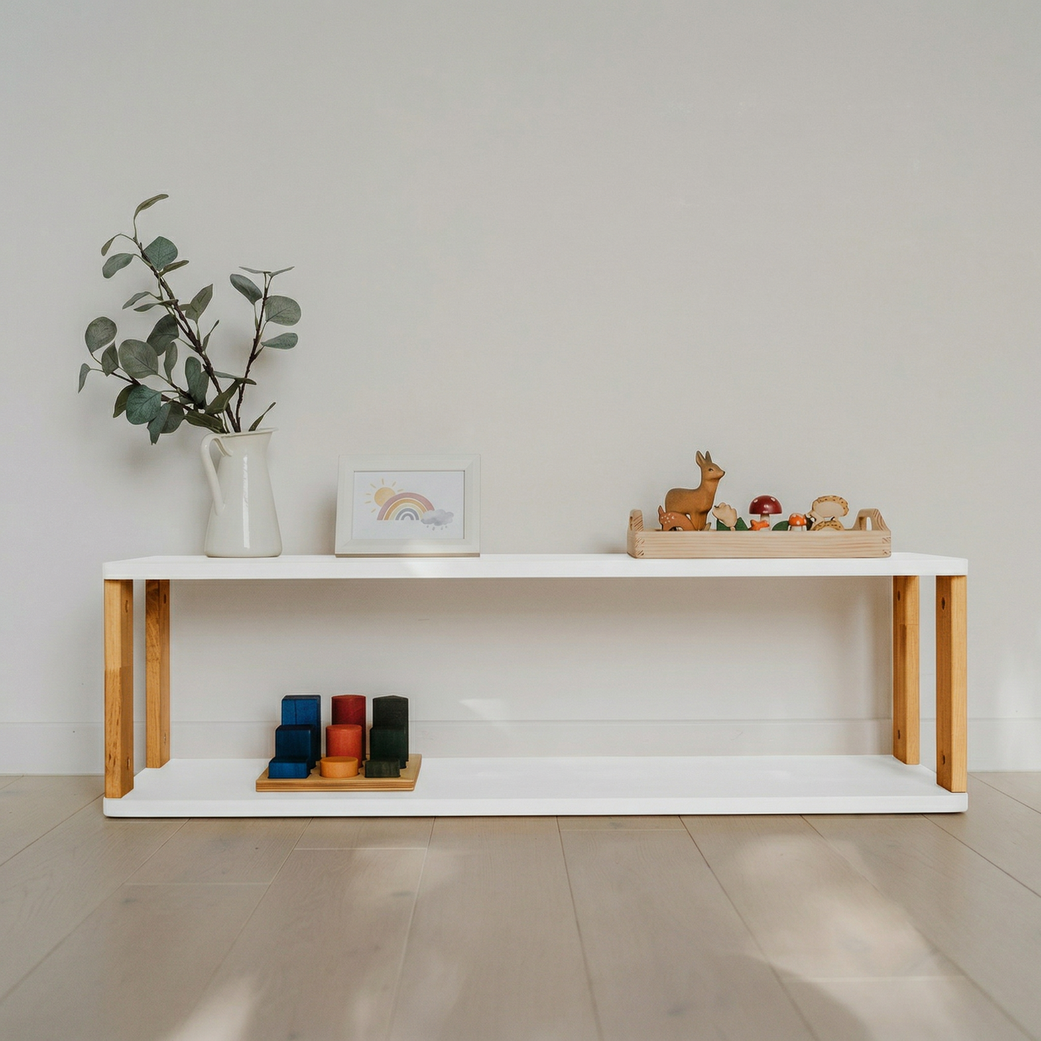 Montessori lentyna TIESI (2 lentynų)