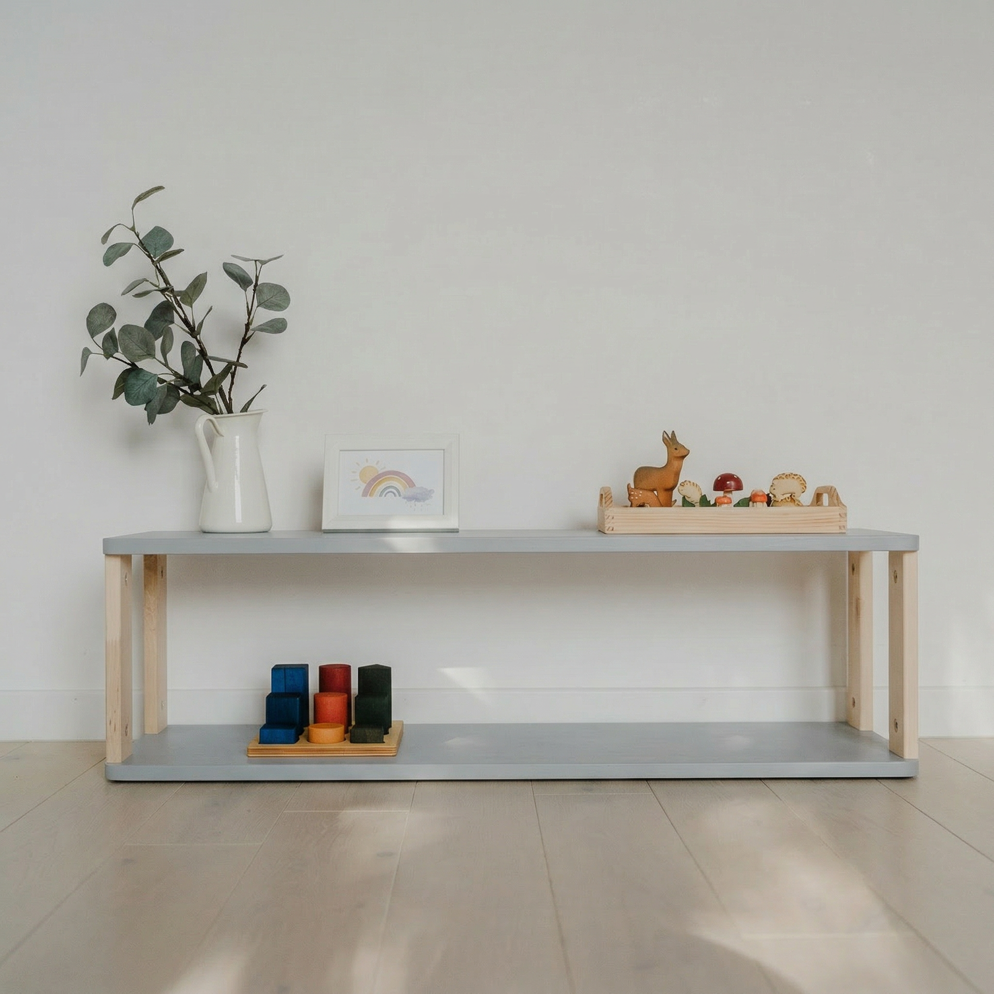 Montessori lentyna TIESI (2 lentynų)