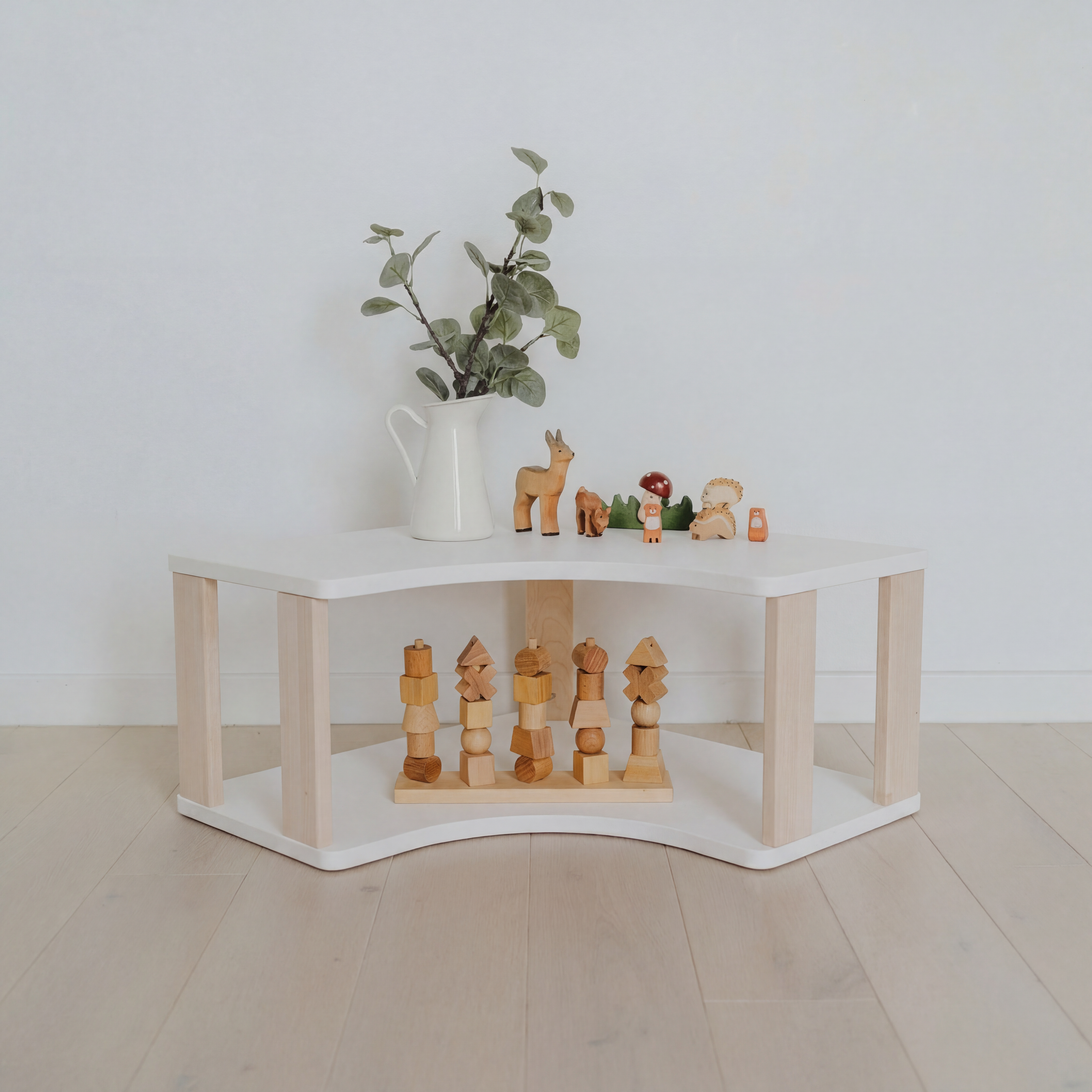 Montessori lentyna KAMPINĖ (2 lentynų)
