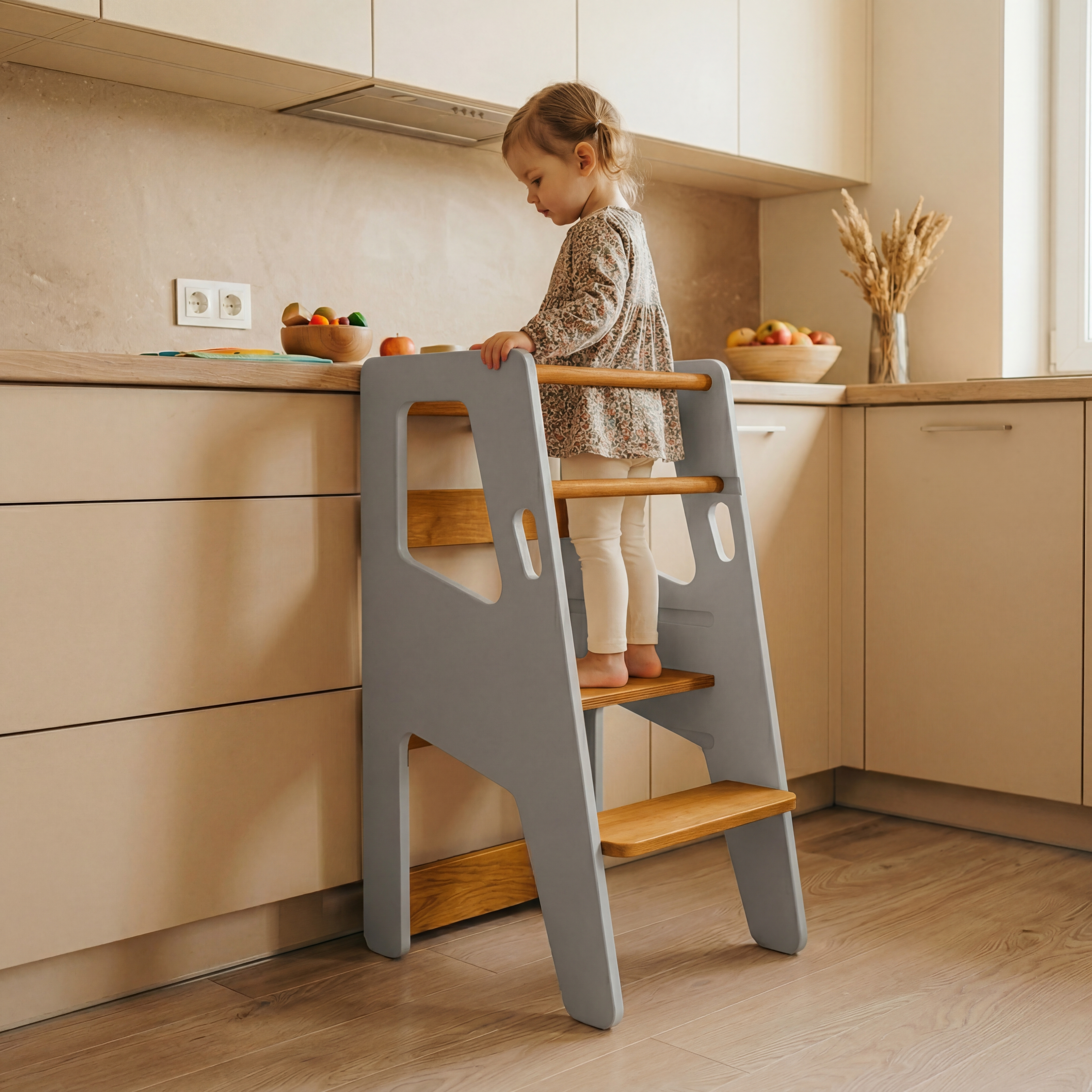 Ergonomiškas Montessori bokštelis