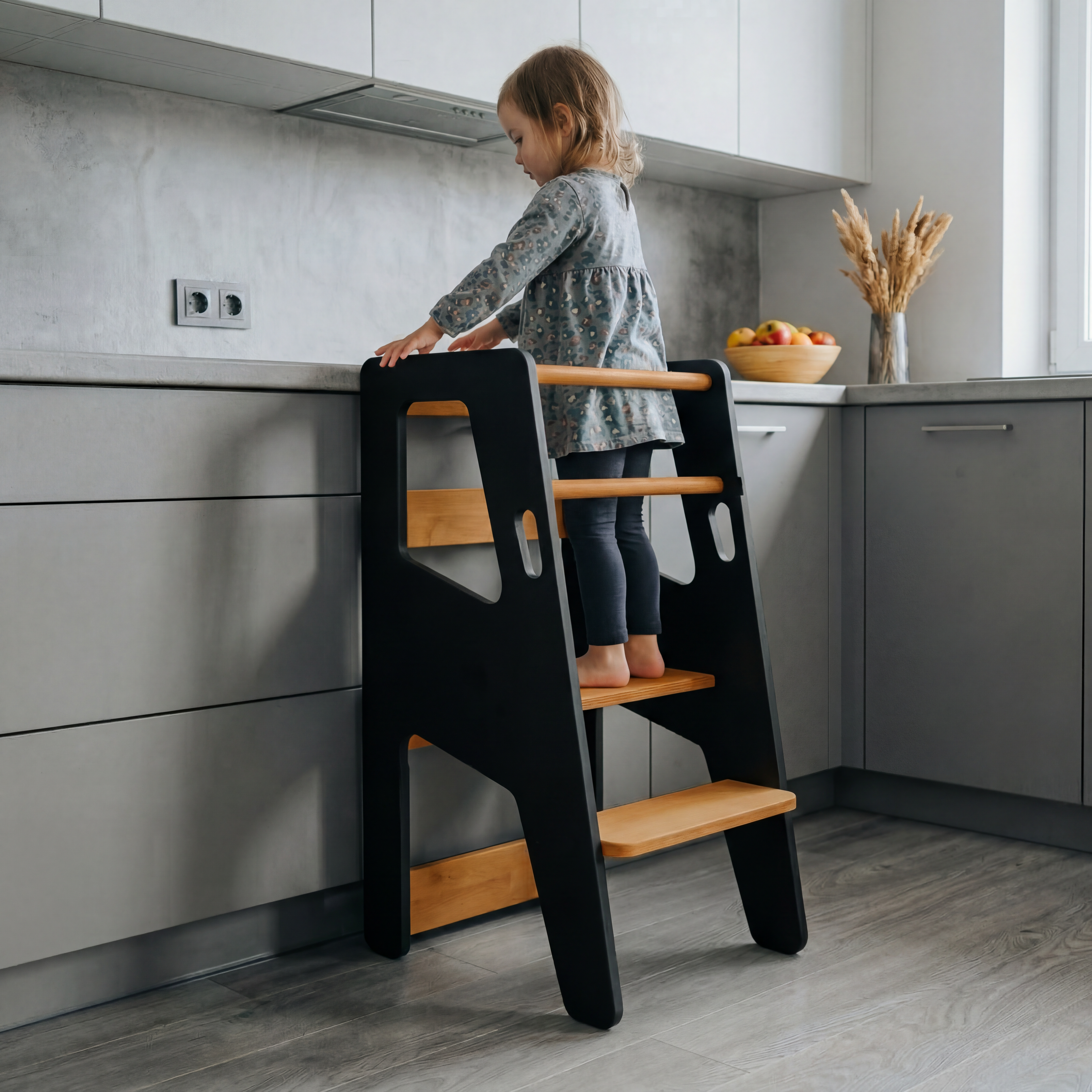 Ergonomiškas Montessori bokštelis