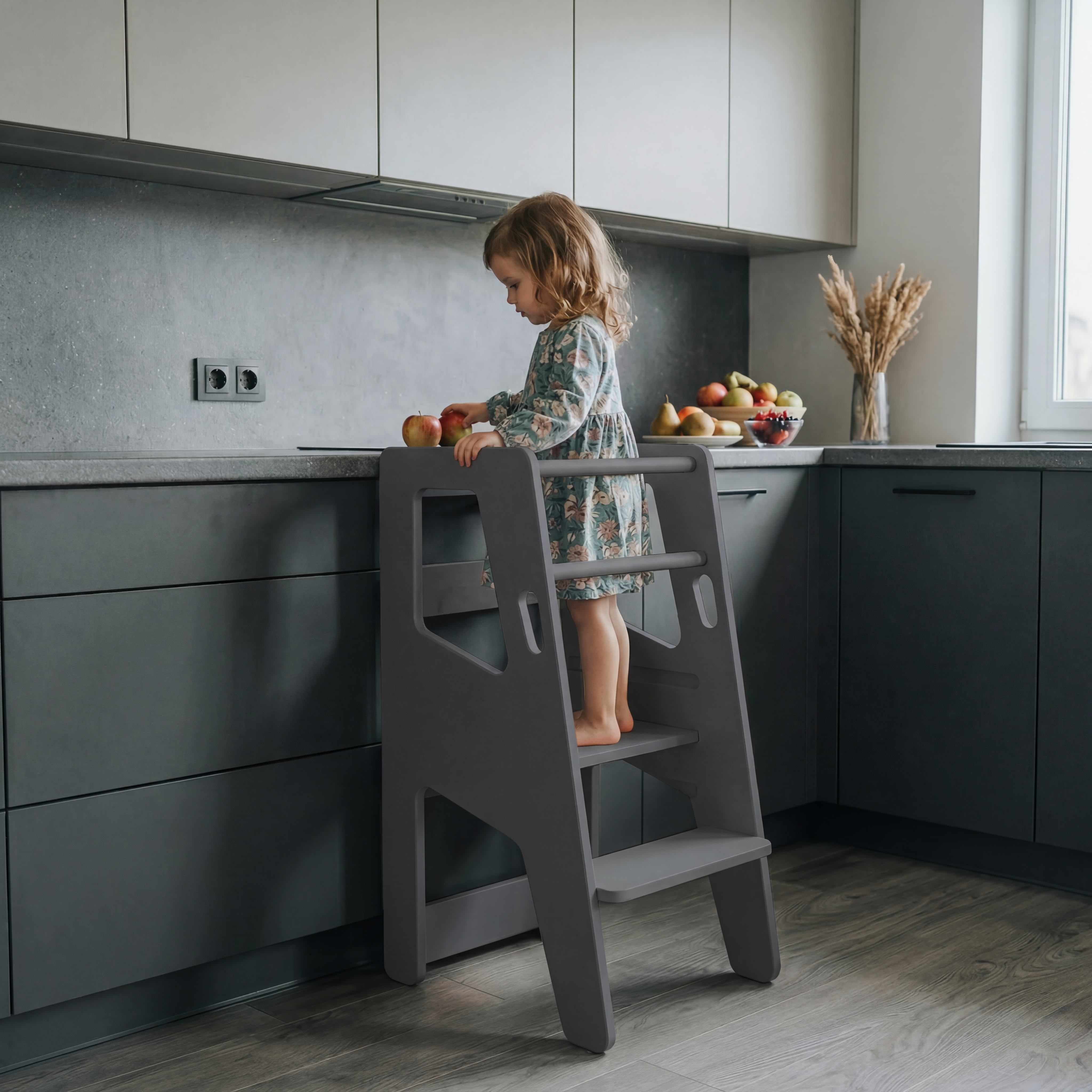 Ergonomiškas Montessori bokštelis