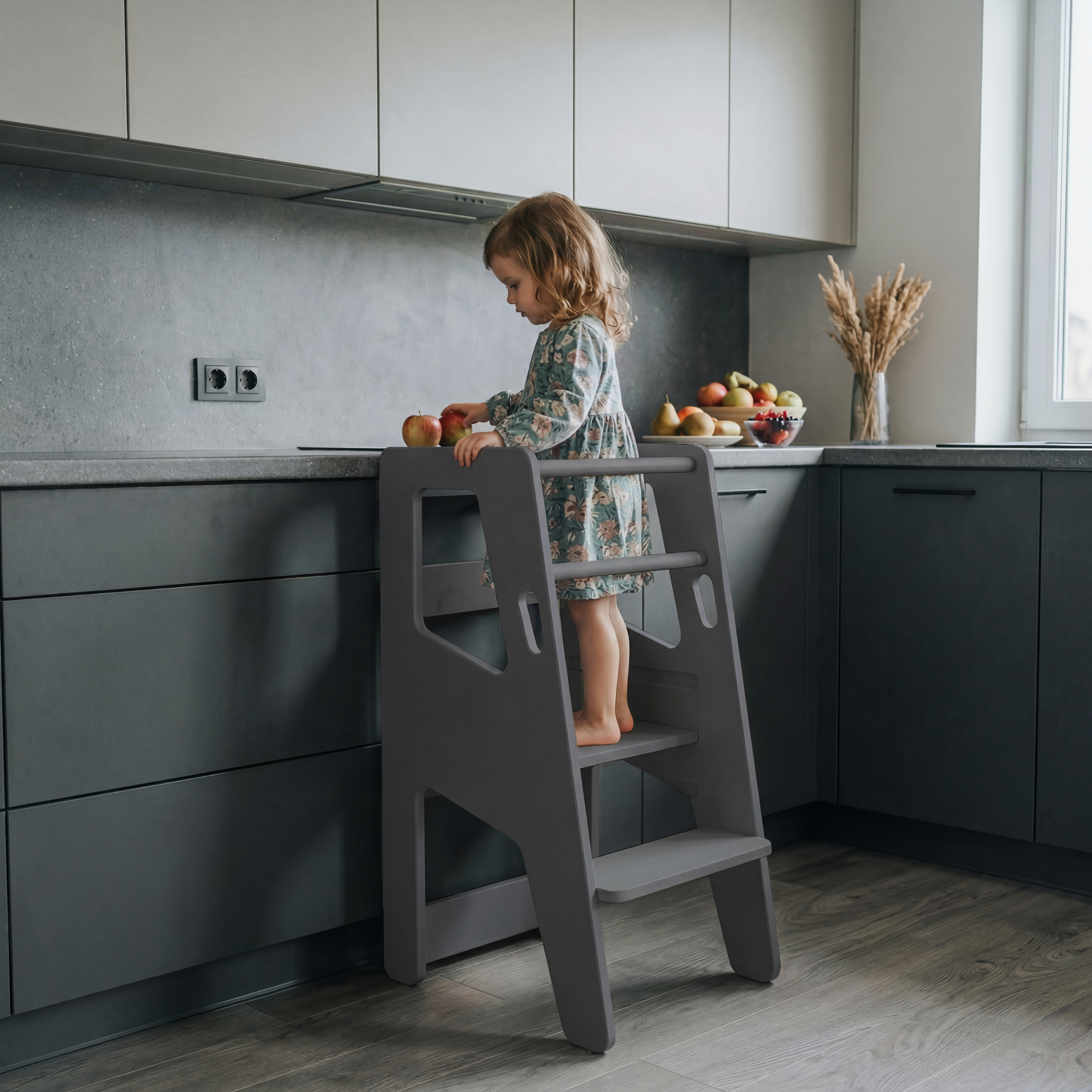 Ergonomiškas Montessori bokštelis