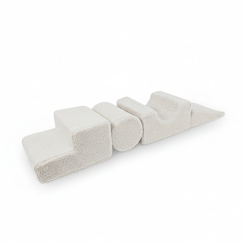 MeowBaby® Bearly Shape Set with 4 Elements - Ecru