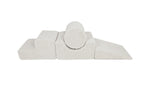 MeowBaby® Bearly Shape Set with 4 Elements - Ecru