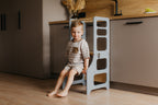 2 in 1 Montessori bokštelis – staliukas