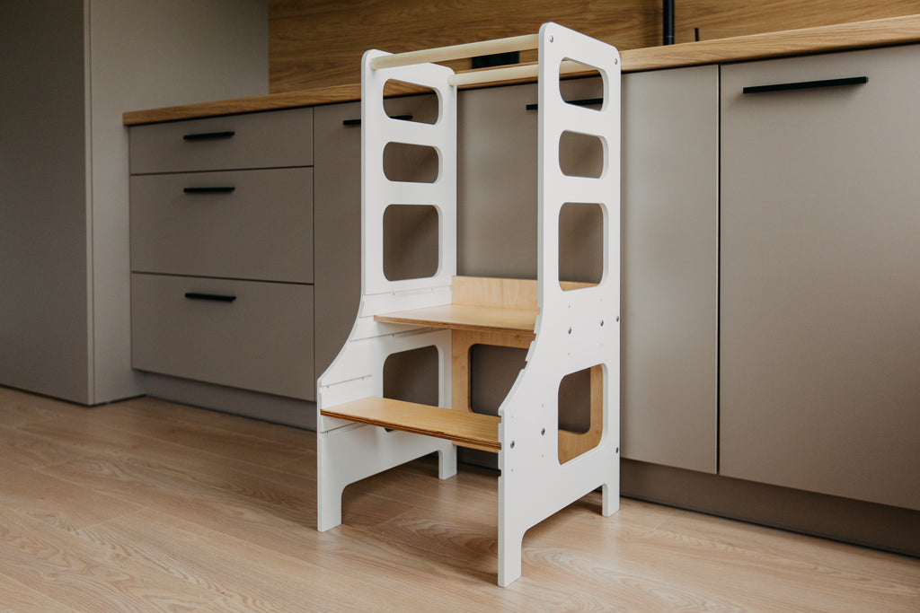 Ergonomiškas Montessori bokštelis